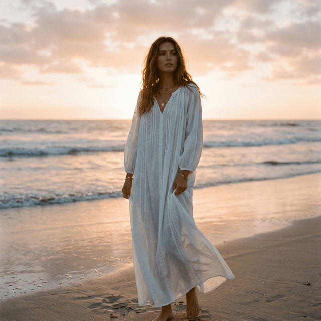 Romantic beach setting